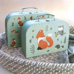 A Little Lovely Company Kofferset Bosvriendjes -Babyproducten Winkel a little lovely company a little lovely company ko 25