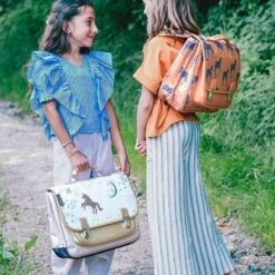 Caramel Et Cie Boekentas Medium Constellation Rose -Babyproducten Winkel caramel et cie caramel et cie boekentas medium con 11