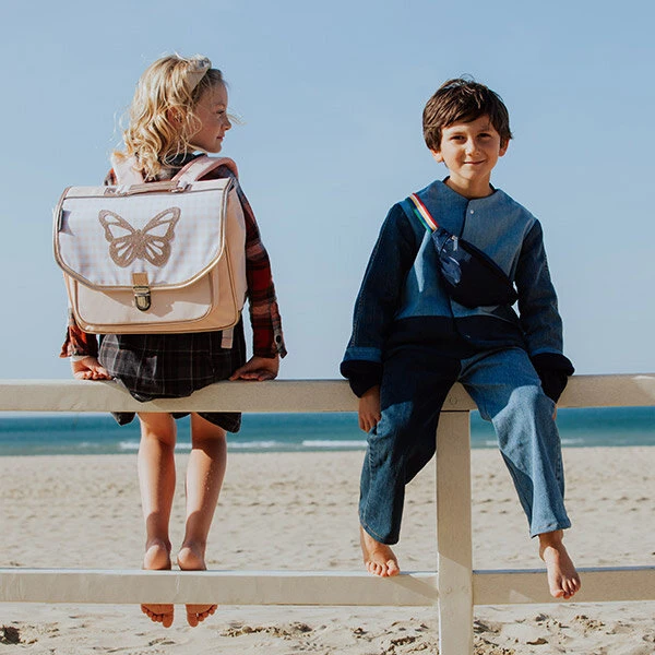 Caramel Et Cie Kleuterboekentas Papillon Vichy 6 Caramel Et Cie Kleuterboekentas Papillon Vichy - Afbeelding 4