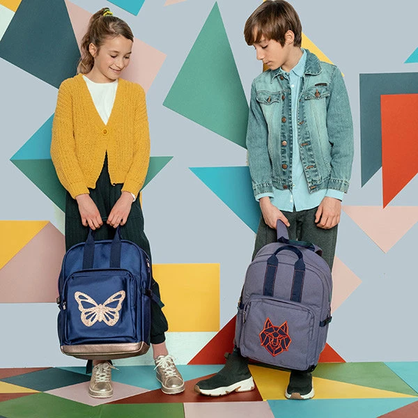 Caramel Et Cie Rugzak Papillon Bleu 7 Caramel Et Cie Rugzak Papillon Bleu - Afbeelding 5