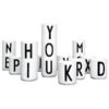 Design Letters - Melamine Beker A-Z - AJ Vintage ABC - Arne Jacobsen -Babyproducten Winkel design letters design letters melamine beker a z a
