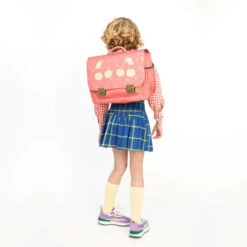 Jeune Premier Boekentas Classic Midi Cherry Glitter Pink -Babyproducten Winkel jeune premier boekentas jeune premier boekentas cl 17