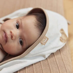 Jollein Badcape 75x75cm Teddy Bear GOTS -Babyproducten Winkel jollein jollein badcape 75x75cm teddy bear gots 2