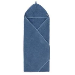 Jollein Badcape Badstof 75x75cm Jeans Blue -Babyproducten Winkel jollein jollein badcape badstof 75x75cm jeans blue 3
