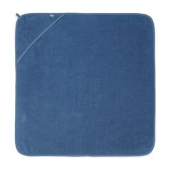Jollein Badcape Badstof 75x75cm Jeans Blue -Babyproducten Winkel jollein jollein badcape badstof 75x75cm jeans blue 4