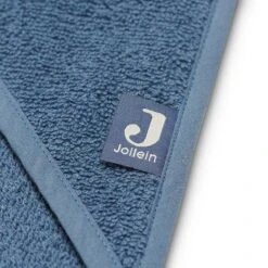 Jollein Badcape Badstof 75x75cm Jeans Blue -Babyproducten Winkel jollein jollein badcape badstof 75x75cm jeans blue 5