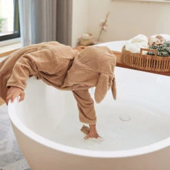 Jollein Badjas 1-2 Jaar Biscuit -Babyproducten Winkel jollein jollein badjas 1 2 jaar biscuit 2