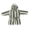 Jollein Badjas 3-4 Jaar Stripe Terry Leaf Green GOTS -Babyproducten Winkel jollein jollein badjas 3 4 jaar stripe terry leaf