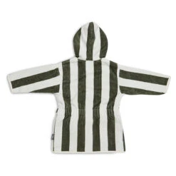 Jollein Badjas 3-4 Jaar Stripe Terry Leaf Green GOTS -Babyproducten Winkel jollein jollein badjas 3 4 jaar stripe terry leaf 3