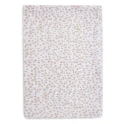 Jollein Hydrofiel Washandje Dotted&Rabbit Nougat GOTS 2pack -Babyproducten Winkel jollein jollein hydrofiel washandje dotted rabbit 2