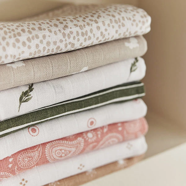 Jollein Hydrofiele Doek 115cm Rabbit Nougat GOTS 6 Jollein Hydrofiele Doek 115cm Rabbit Nougat GOTS - Afbeelding 4