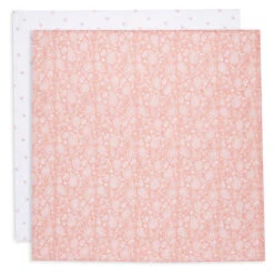 Jollein Hydrofiele Doek 70cm Paisley&Halo Rosewood GOTS 2pack