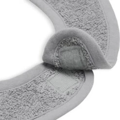 Jollein Slabbetje Badstof Storm Grey -Babyproducten Winkel jollein jollein slabbetje badstof storm grey 2