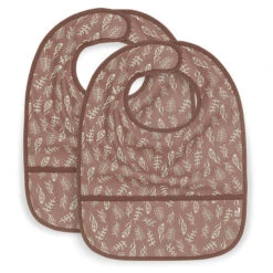 Jollein Slabbetje Waterproof Meadow Chestnut 2 Stuks