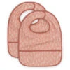 Jollein Slabbetje Waterproof Meadow Rosewood 2 Stuks -Babyproducten Winkel jollein jollein slabbetje waterproof meadow rosewo