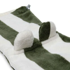 Jollein Washandje Stripe Terry Leaf Green GOTS -Babyproducten Winkel jollein jollein washandje stripe terry leaf green 5