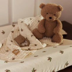 Jollein Waskussenhoes Jersey Rosehip -Babyproducten Winkel jollein jollein waskussenhoes jersey rosehip 2