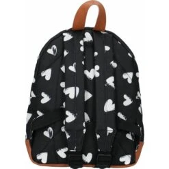 Kidzroom Rugzak Black & White HEARTS -Babyproducten Winkel kidzroom rugzak black white hearts 3