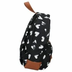 Kidzroom Rugzak Black & White HEARTS -Babyproducten Winkel kidzroom rugzak black white hearts 4