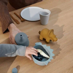 Liewood Cyrus Silicone Servies Mr Bear Peppermint -Babyproducten Winkel liewood liewood cyrus silicone servies mr bear pep 2