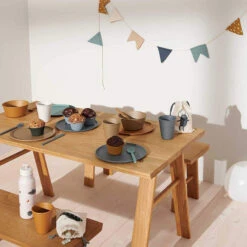 Liewood Cyrus Silicone Servies Mr Bear Peppermint -Babyproducten Winkel liewood liewood cyrus silicone servies mr bear pep 3