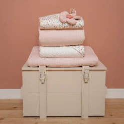 Little Dutch Badcape Pure Soft Pink - 75x75 Cm -Babyproducten Winkel little dutch little dutch badcape pure soft pink 7 7