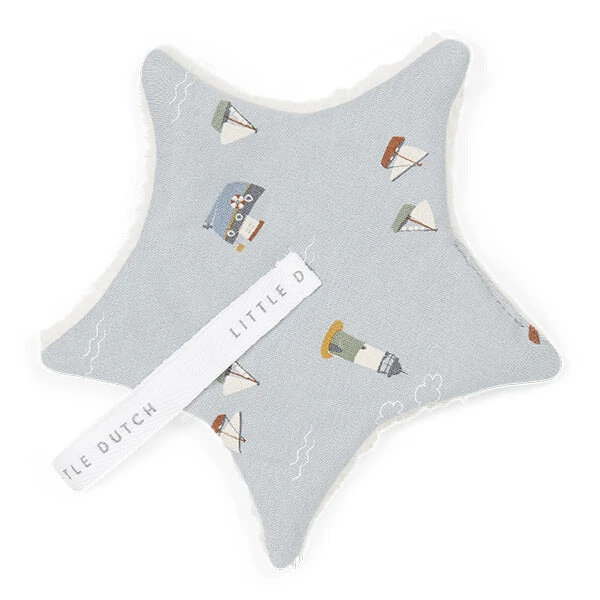 Little Dutch Speendoekje Sailors Bay Blue 4 Little Dutch Speendoekje Sailors Bay Blue - Afbeelding 2