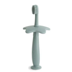 Mushie Kindertandenborstel Star Cambridge Blue