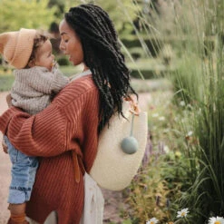 Mushie Siliconen Fopspeenhouder Powder Blue -Babyproducten Winkel mushie mushie siliconen fopspeenhouder powder blue 6