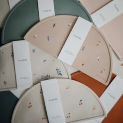 Mushie Siliconen Placemat Stone -Babyproducten Winkel mushie mushie siliconen placemat stone 2