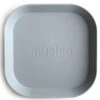 Mushie Vierkante Borden Set Van 2 - Cloud -Babyproducten Winkel mushie mushie vierkante borden set van 2 cloud