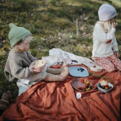 Mushie Vierkante Borden Set Van 2 - Cloud -Babyproducten Winkel mushie mushie vierkante borden set van 2 cloud 5