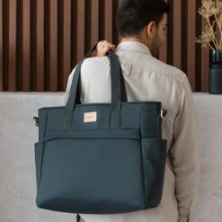 Nobodinoz Baby On The Go Luiertas Carbon Blue -Babyproducten Winkel nobodinoz tipi en accessoires nobodinoz baby on th 3