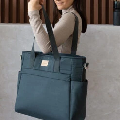 Nobodinoz Baby On The Go Luiertas Carbon Blue -Babyproducten Winkel nobodinoz tipi en accessoires nobodinoz baby on th 8