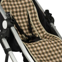Nobodinoz Buggy Inlegger Green Checks -Babyproducten Winkel nobodinoz tipi en accessoires nobodinoz buggy inle 2
