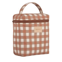 Nobodinoz Hyde Park Koeltas Terracotta Checks -Babyproducten Winkel nobodinoz tipi en accessoires nobodinoz hyde park 7