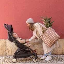 Nobodinoz Toilettas Terracotta Checks -Babyproducten Winkel nobodinoz tipi en accessoires nobodinoz toilettas 6