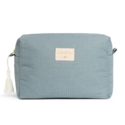 Toilettas Diva Waterproof Stone Blue - Nobodinoz -Babyproducten Winkel nobodinoz tipi en accessoires toilettas diva water 19