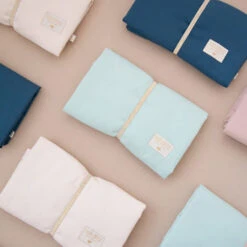 Verschoningsmatje - Mozart Waterproof - Night Blue - Nobodinoz -Babyproducten Winkel nobodinoz tipi en accessoires verschoningsmatje mo 13