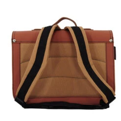 Own Stuff Lederen Boekentas Chestnut Dino -Babyproducten Winkel own stuff own stuff lederen boekentas chestnut din 2