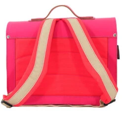 Own Stuff Lederen Boekentas Fuchsia Vlinder -Babyproducten Winkel own stuff own stuff lederen boekentas fuchsia vlin 2