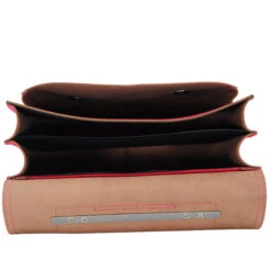 Own Stuff Lederen Boekentas Fuchsia Vlinder -Babyproducten Winkel own stuff own stuff lederen boekentas fuchsia vlin 4