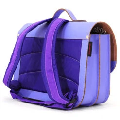 Own Stuff Lederen Boekentas Lilac Daisy -Babyproducten Winkel own stuff own stuff lederen boekentas lilac daisy 2