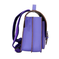 Own Stuff Lederen Boekentas Lilac Daisy -Babyproducten Winkel own stuff own stuff lederen boekentas lilac daisy 3