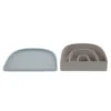 OYOY Rainbow Bord En Kom Dusty Blue / Clay -Babyproducten Winkel oyoy oyoy rainbow bord en kom dusty blue clay