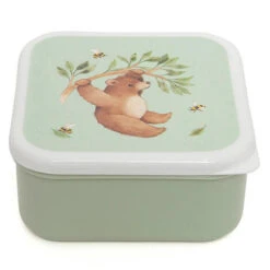 Snackdoosjes Bear And His Friends - Petit Monkey -Babyproducten Winkel petit monkey snackdoosjes bear and his friends pet 4