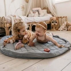 Speelmat - Zak Organic Dusty Blue Soft - Play & Go -Babyproducten Winkel play and go speelmat zak organic dusty blue soft p 7