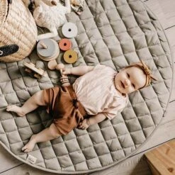 Speelmat - Zak Organic Meadow Green Soft - Play & Go -Babyproducten Winkel play and go speelmat zak organic meadow green soft 3