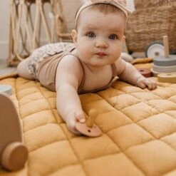 Speelmat - Zak Organic Mustard Chai Tea Soft - Play & Go -Babyproducten Winkel play and go speelmat zak organic mustard chai tea 4