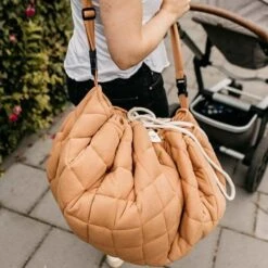 Speelmat - Zak Organic Tawny Brown Soft - Play & Go -Babyproducten Winkel play and go speelmat zak organic tawny brown soft 4